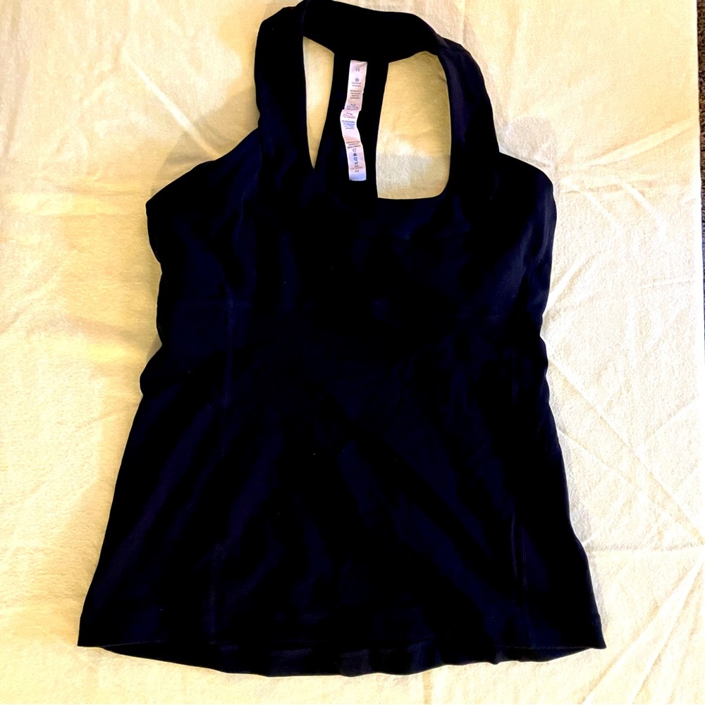 Lululemon Top with built in bra - size 10